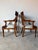 1980s Vintage Neoclassical George Jacob-Style Carved Wood Armchairs – A Pair For Sale - Image 5 of 16