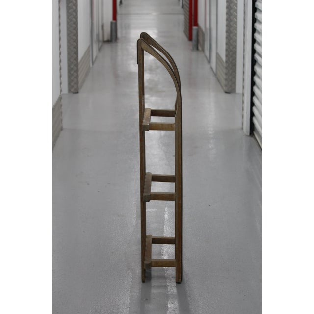 Wood Wood Snow Sled, France, 1950s For Sale - Image 7 of 18