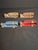 Metal Vintage Pre-War Tootsietoy No. 4651 Fageol Safety Coach Bus Group (4) - Orange Blue Red 1927-1933 For Sale - Image 7 of 14
