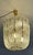 Metal Mid-Century Modern Austrian Basket Chandelier in Brass and Curved Textured Glass by J. T. Kalmar, 1950s For Sale - Image 7 of 8