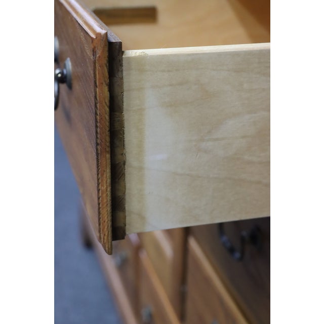 Brown American of Martinsville Oak Dresser For Sale - Image 8 of 12