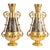 Goldenrod Napoleon III Vases in Opaline Glass and Gilded Regule, 1800s, Set of 2 For Sale - Image 8 of 8