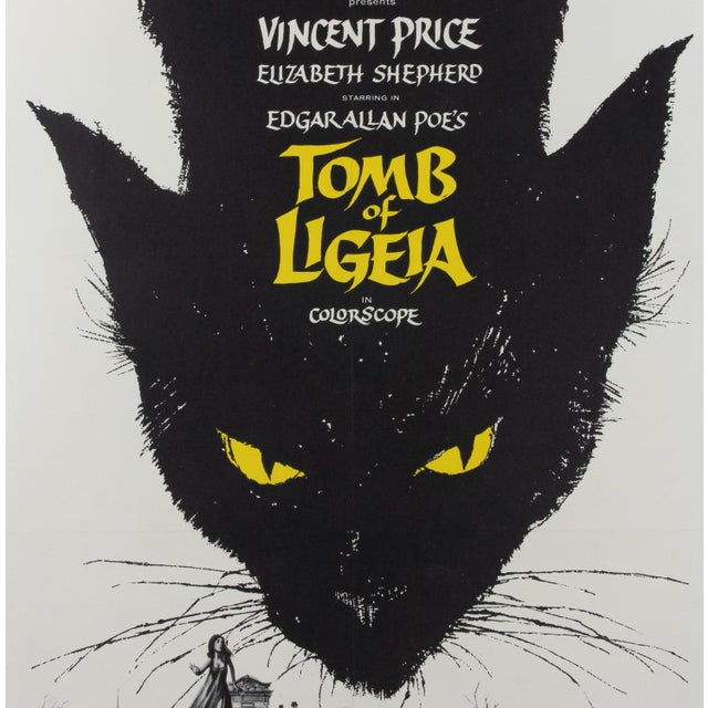 1960s Tomb of Ligeia Film Poster, USA, 1964 For Sale - Image 5 of 6