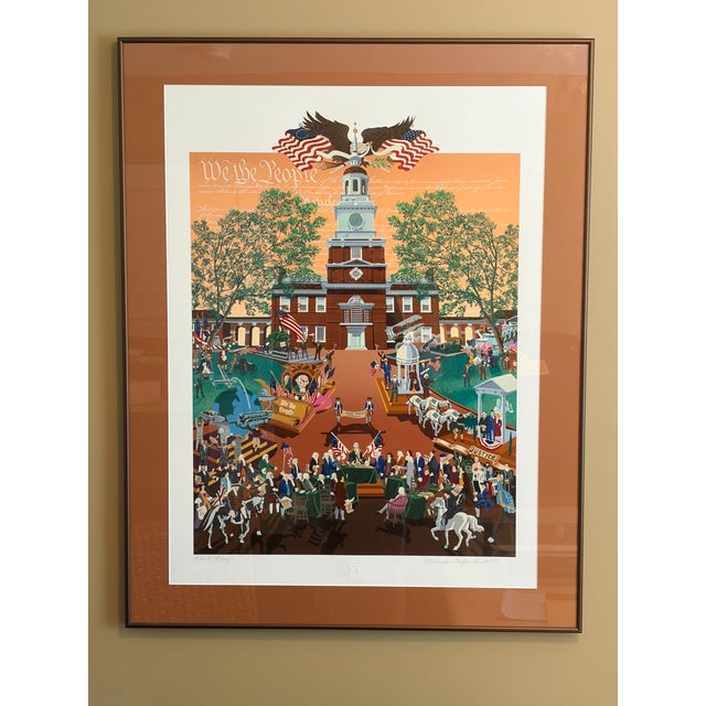 Metal 1980s We the People Melanie Taylor Kent - Artist Proof For Sale - Image 7 of 7