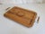 This is a large beautiful wood serving tray. The grooves make it perfect for fruit or for carving meat.