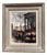 Yves Gonec, Lively View of Paris, 1950s, Oil Painting on Canvas For Sale