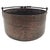 19th Century Primitive Copper Cauldron Vessel With Hand-Forged Iron Handle 12" For Sale - Image 10 of 10