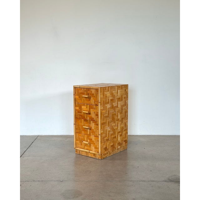 Vintage Bamboo Chest of Drawers, 1970s For Sale - Image 3 of 10