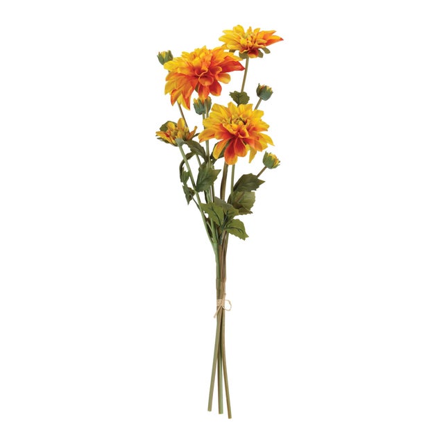 Add lush texture and romantic color to your décor with this Dahlia Flower Bundle Set. Featuring full, layered dahlia...