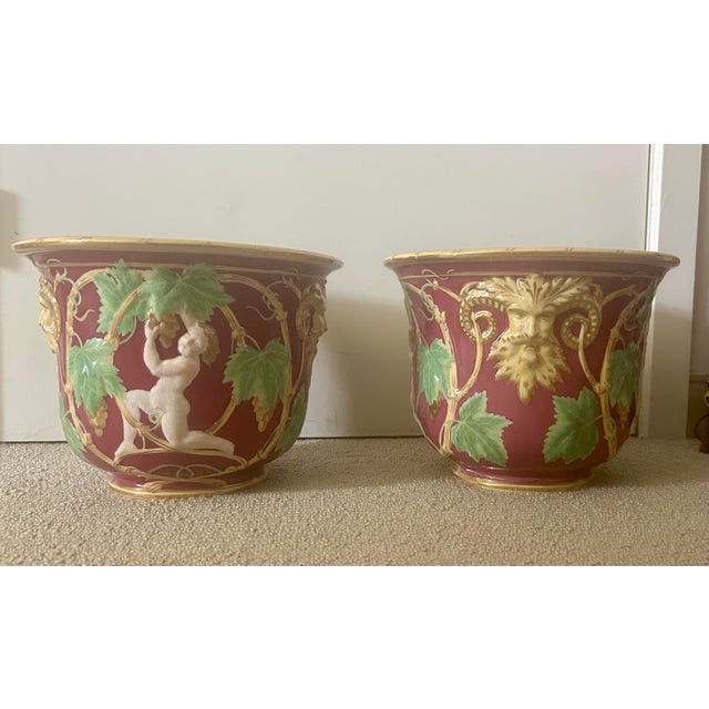 Neoclassical Vintage Neoclassical Planters, a Pair For Sale - Image 3 of 11