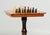 Antique chess table italy (sorrento) walnut, etc. late 19th century dimensions: h x w x d: 71 x 50 x 50 cm this richly...