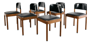 Vintage Italian Dining Chairs by Piarotto, 1960s, Set of 6