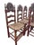1960s Polychrome Dining Chairs, 1950s, Set of 6 For Sale - Image 5 of 7