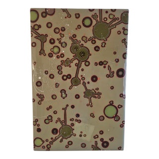 Kim Squaglia "Gemmule" Original Mixed Media Resin Panel - 36" X 24" For Sale