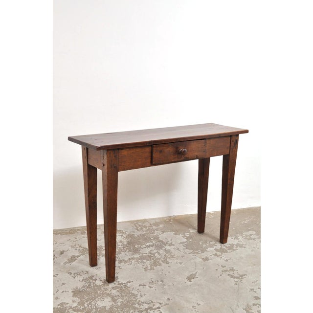 Antique Side Table in Oak, 1870s For Sale - Image 9 of 11