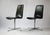 Metal Swivel Chairs in Black Vinyl, 1970s, Set of 2 For Sale - Image 7 of 9