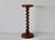 French Vintage French Style Barley Twist Wood Side Table Pedestal Mid-Century For Sale - Image 3 of 18