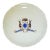 Porcelain Château D’Artigny Vide-Poche, Blue & Gilt, France, Circa 1960 For Sale