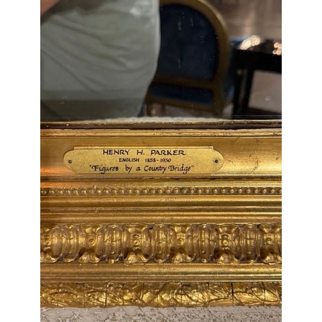 19th Century English Giltwood Mirror For Sale - Image 4 of 5