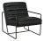 NOIR Demeter Chair, Metal and Leather For Sale