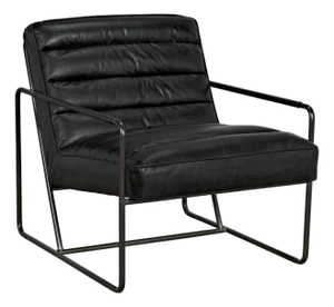 NOIR Demeter Chair, Metal and Leather