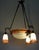 Antique Art Nouveau 4-Light Chandelier from Müller Freres Luneville, 1930s For Sale - Image 16 of 18
