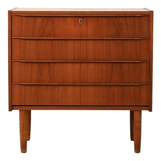 Scandinavian Teak Chest of Drawers, 1960s For Sale