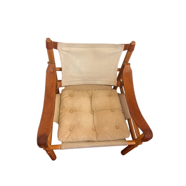 Arne Norell Vintage Sirocco Safari Chair by Arne Norell, 1960s For Sale - Image 4 of 7