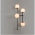 Armstrong 4 r wall sconce by schwung dimensions: w 35 x d 33 x h 92 cm materials: brass, opal glass weight: 6 kg finishes...