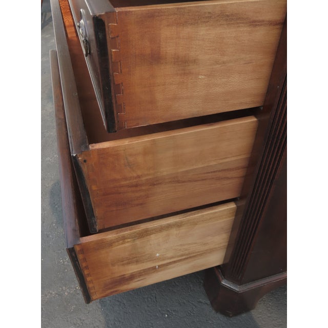 1940s Mahogany Tall Chest of Drawers 6442 For Sale In Miami - Image 6 of 15