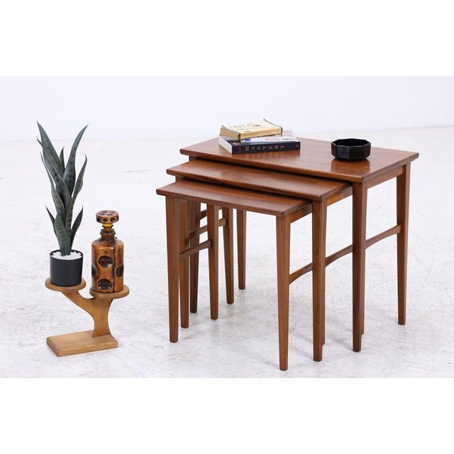 Mid-Century Nesting Tables, Set of 3 For Sale - Image 13 of 13