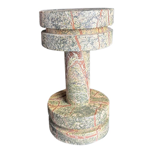 Tom Dixon "Rock" Green Marble Dumbbell Weight / Paperweight (2.5kg) For Sale