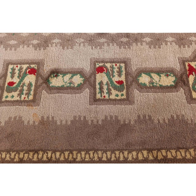Doris Leslie Blau Vintage French Art Deco Rug by Paule Leleu For Sale - Image 4 of 8