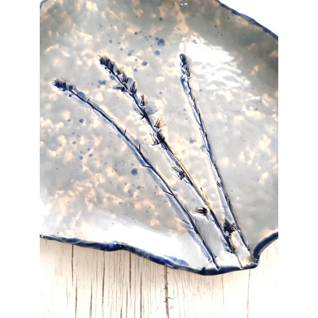 Plate with Herbs of the Roman Countryside by Daniela Proietti For Sale - Image 4 of 6