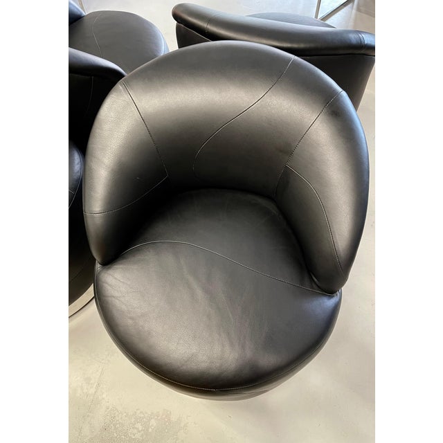 J Robert Scott Barrel Swivel Chairs For Sale - Image 9 of 10