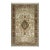 1940s Classic Beige Floral Animals Antique Tabriz Handknotted Wool Carpet Rug For Sale