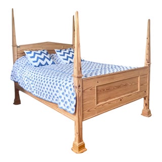 Four Poster Pencil Post Bed Frame For Sale