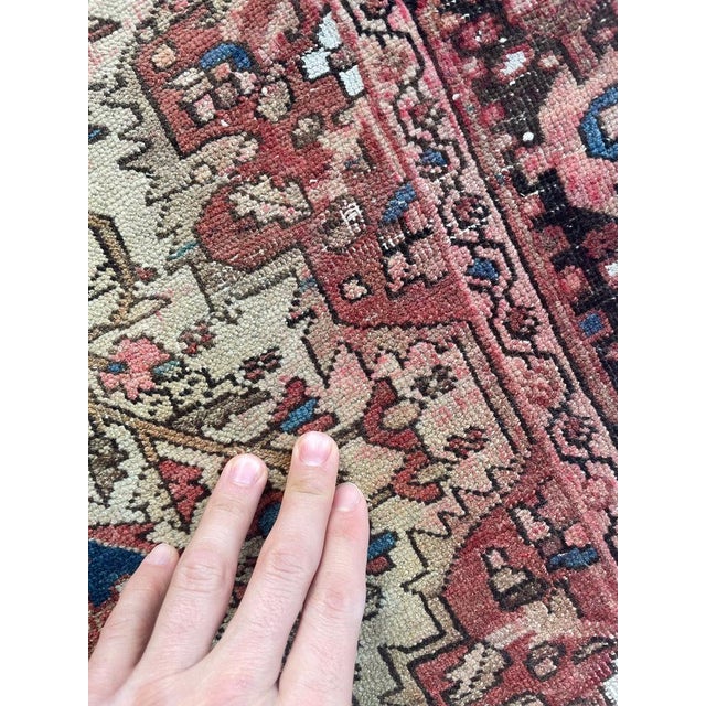 1920s Antique Ferahan Sarouk Soft Rust Rug 4.4 x 6.4 For Sale - Image 5 of 12