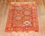 Orange Bright Orange Antique Turkish Bergama Rug - 3'6" x 4'4" For Sale - Image 8 of 18