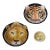 70's Italian Taste Seller by Sigma Lion and Tiger Plates - Set of 3 For Sale