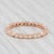 Modern New Diamond Eternity Band 18k Rose Gold Sz 6.5 Wedding Stackable Ring Beverley K For Sale - Image 3 of 8