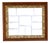Vintage Handmade Ornate Gilt Gesso and Oak Multi-Compartment Shadow Box Wall Shelf For Sale