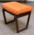 Mid Century Modern Walnut Frame Vanity Seat c.1960 For Sale - Image 4 of 5