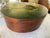 1980's Oval Bentwood Shaker Box, Folk Art Rural Scene, Artist Signed INEZ, 11" Eagle Bay Heirlooms is pleased to offer...