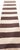 Folk Art Doris Leslie Blau Vintage Striped Ivory And Charcoal Hand-Knotted Wool Runner For Sale - Image 3 of 7