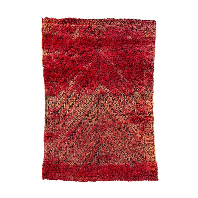 Moroccan Berber Rug, 1990 For Sale - Image 11 of 11