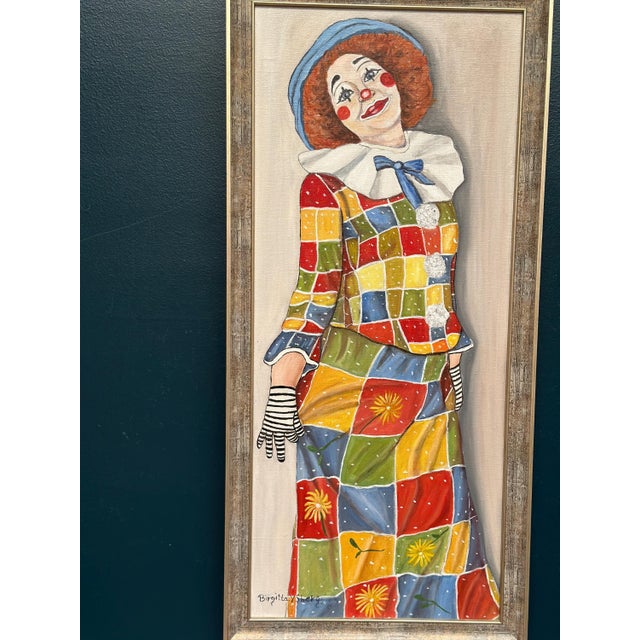 Original Swedish Oil on Canvas – “So Similar” by Birgitta Ysberg – Signed – 83 × 39 cm (32.7" × 15.4") A gentle and...
