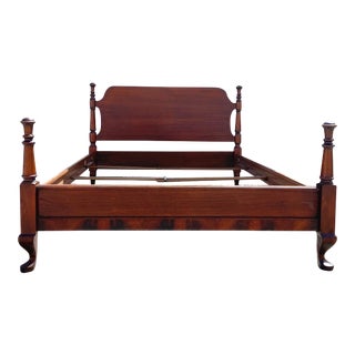 Vintage Full Size Four Poster Bed by Springfield Furniture Company For Sale
