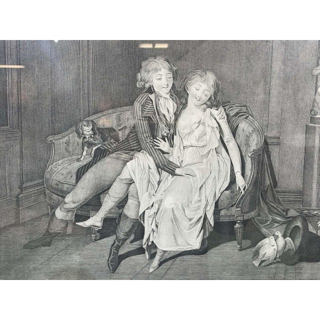 After Boilly, The Lesson of Marriage Union, 19th Century, Engraving, Framed For Sale - Image 9 of 11
