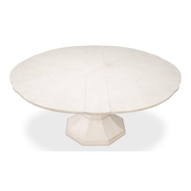 White White Oak Expanding Dining Table - 85 1/2" For Sale - Image 8 of 11